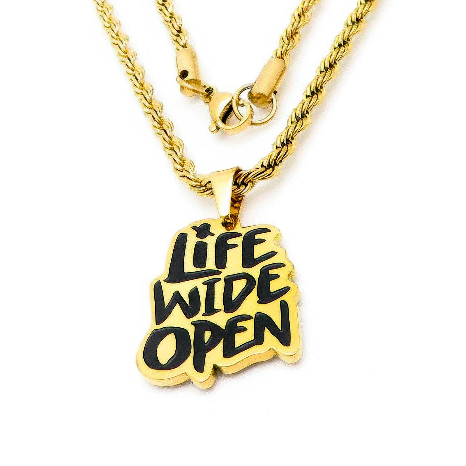 Gold Life Wide Open Rope Chain