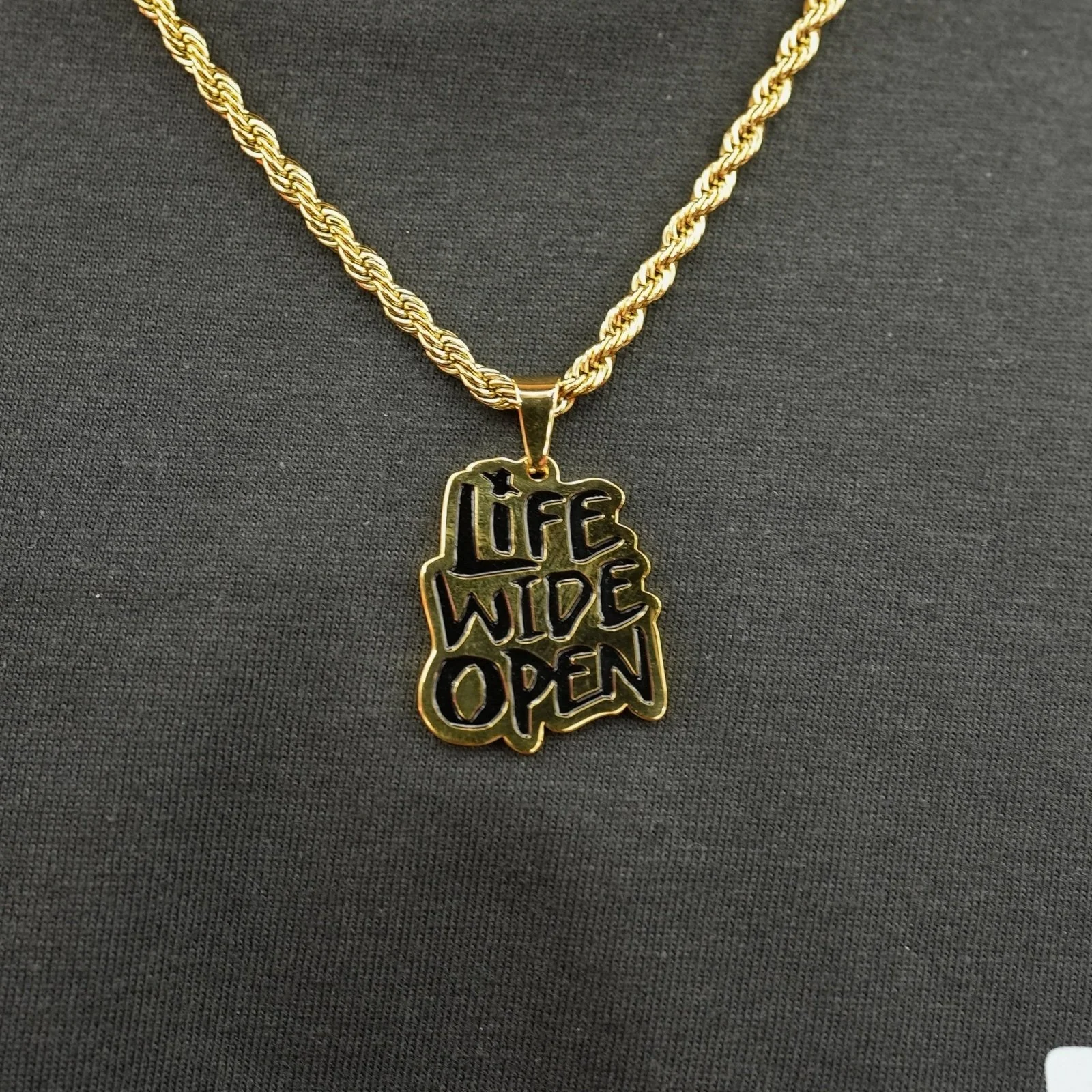 Gold Life Wide Open Rope Chain - Image 3
