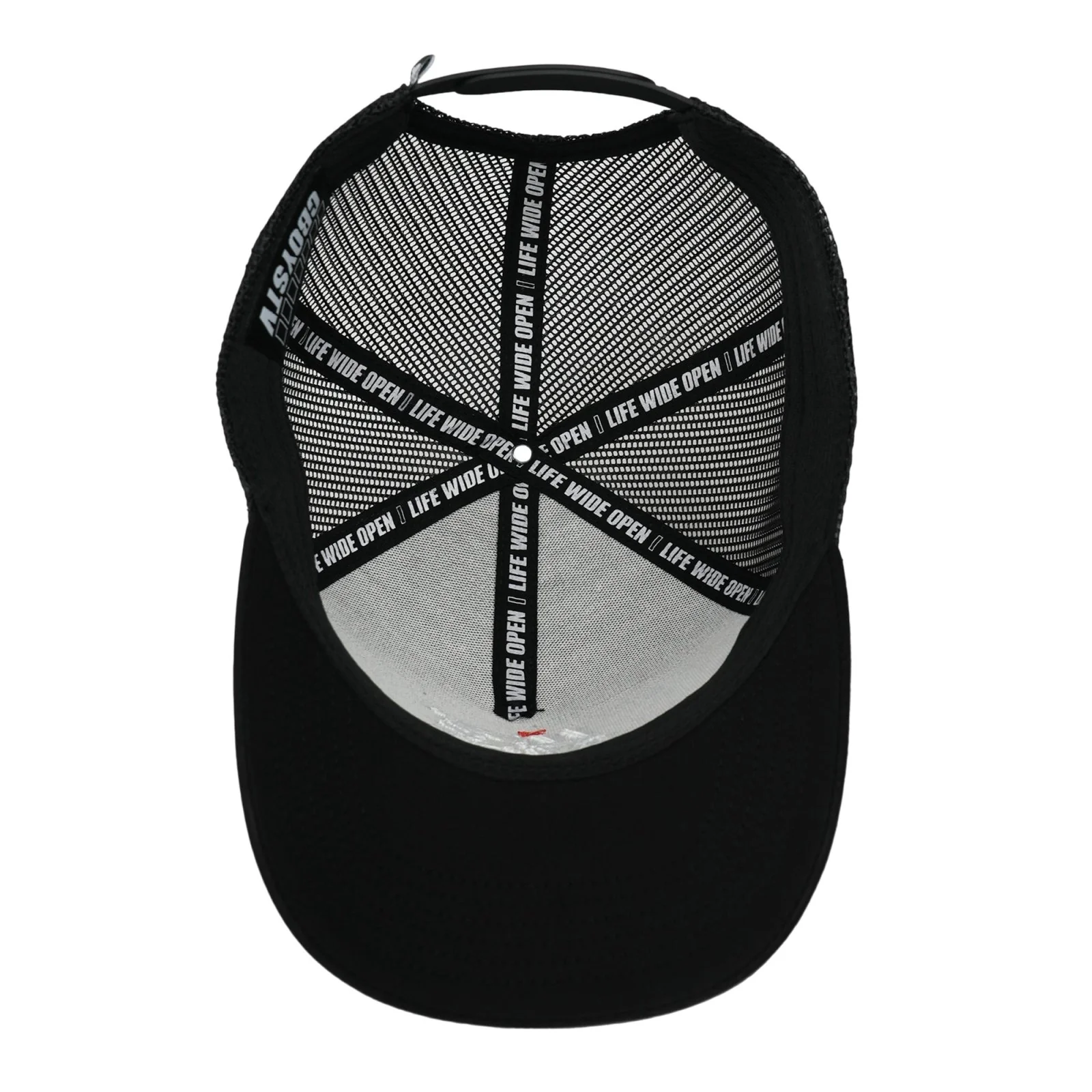 LWO Red X Curved Brim Embroidery Hat - Image 7