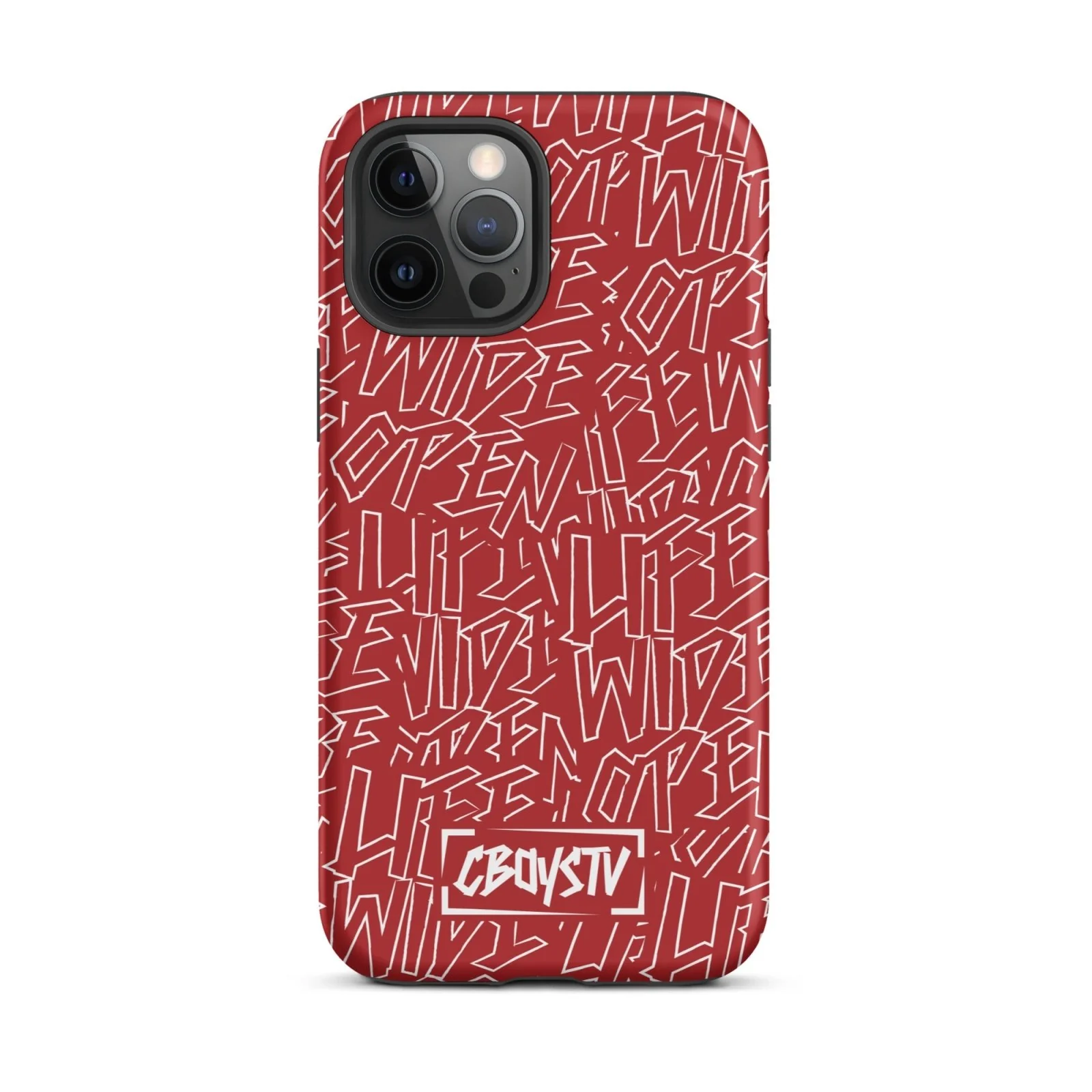 Red Skatterbrain Tough Case for iPhone® - Image 14