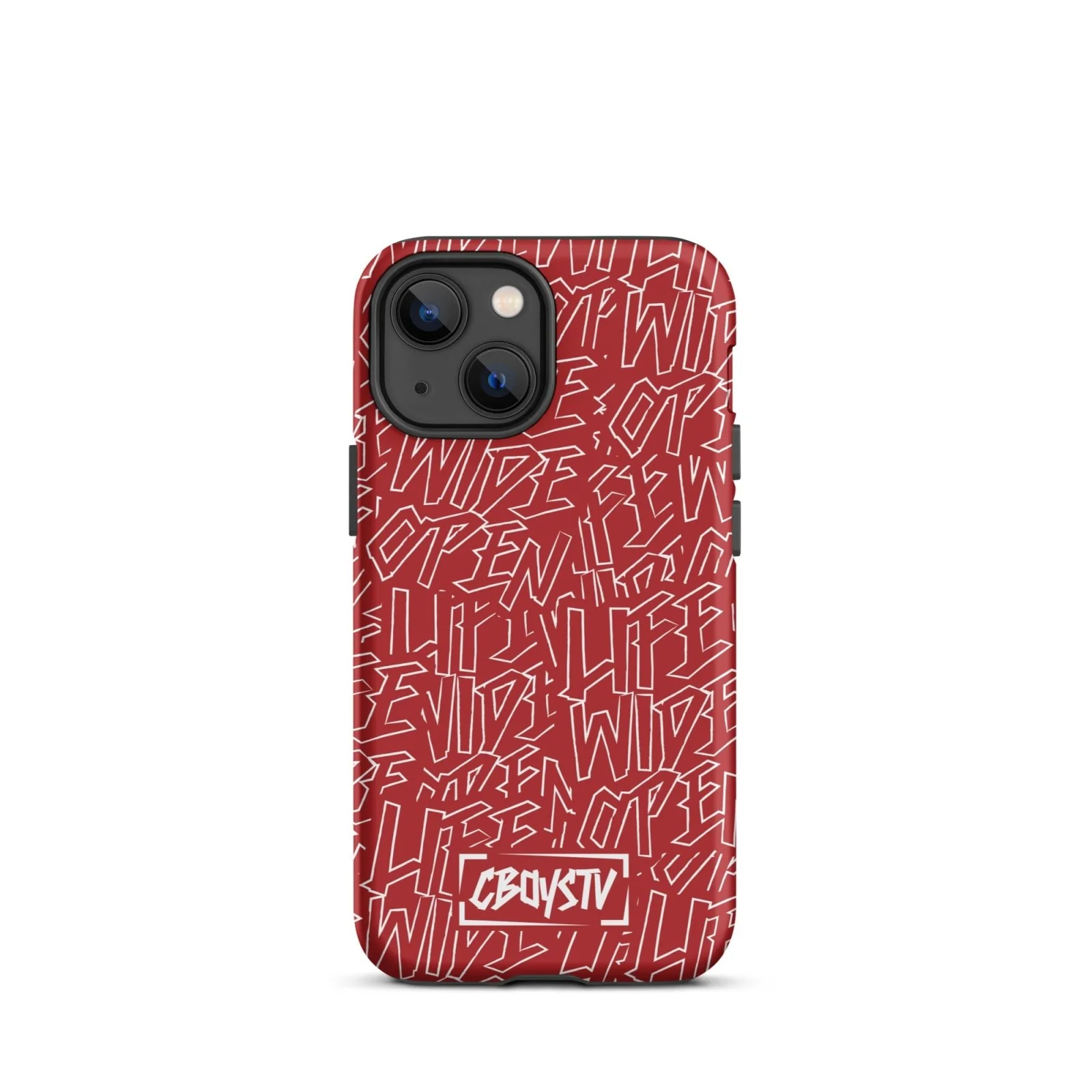 Red Skatterbrain Tough Case for iPhone® - Image 16