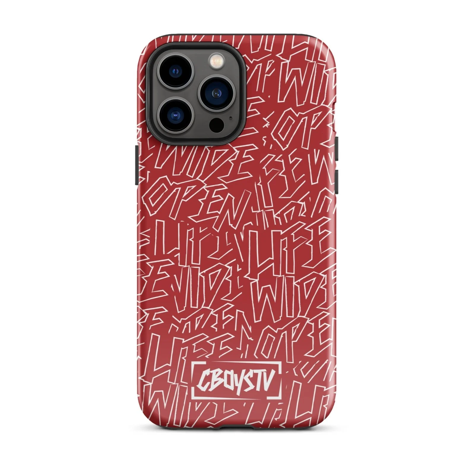 Red Skatterbrain Tough Case for iPhone® - Image 21