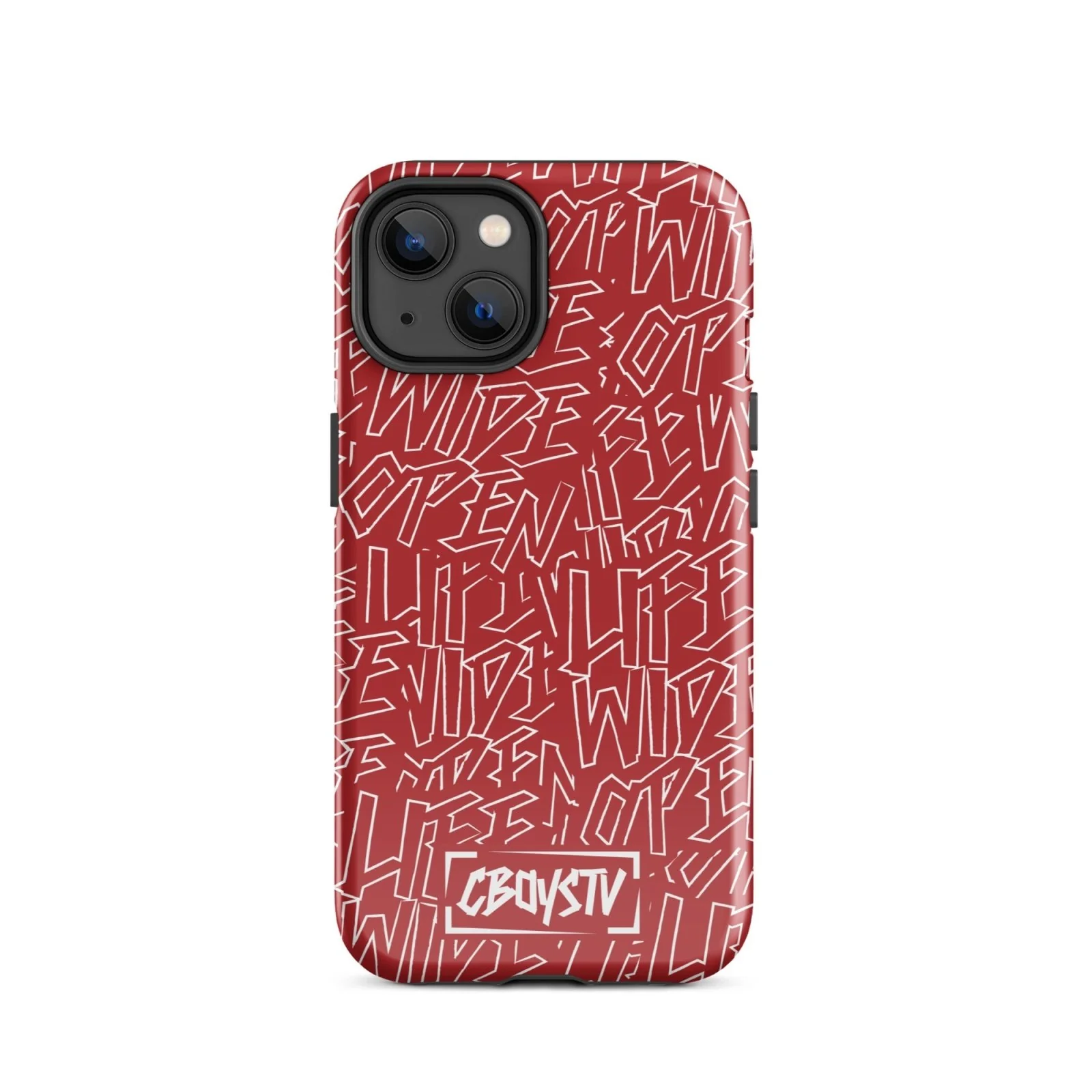 Red Skatterbrain Tough Case for iPhone® - Image 23