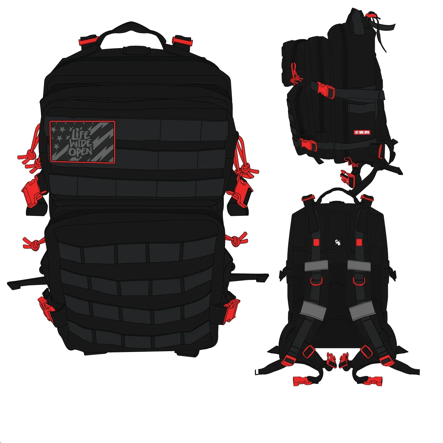 Wide Open Tactical Backpack - Image 2