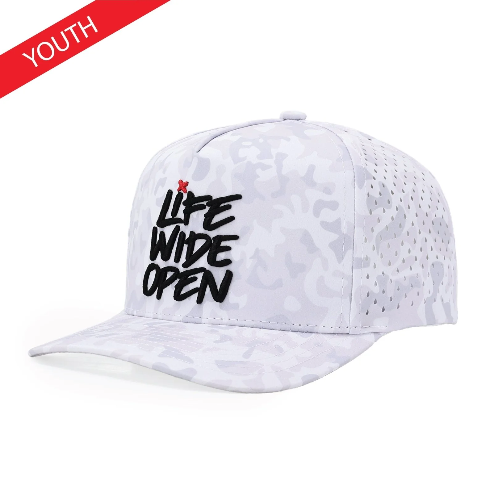 YOUTH White Camo LWO Hat - Image 3